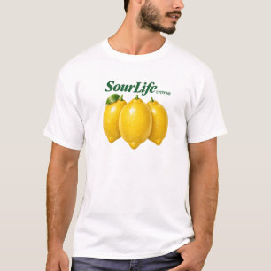 T-shirt Chemise vintage à motif de citron SourLife Everyda