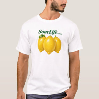 T-shirt Chemise vintage à motif de citron SourLife Everyda