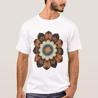 T-shirt Chemise vintage boho mandala planète