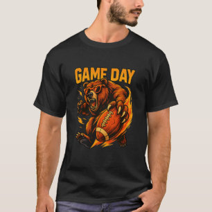 T-shirt Chemise Vintage de Fans de Jour de Match de Foot A