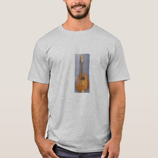 T-shirt Chemise vintage de mandoline (Devant)