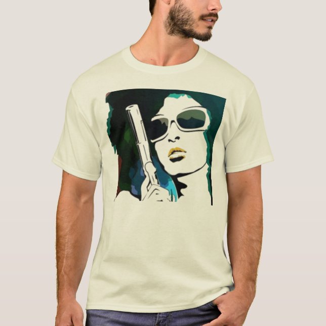 T-shirt Chemise vintage de style (Devant)
