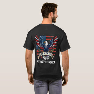 T-shirt Chemise Vintage Eagle Fierté Patriotique