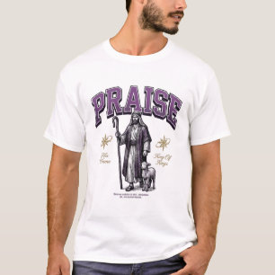 T-shirt Chemise vintage gravure Louange Roi des Rois