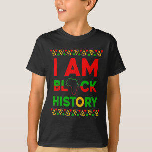 T-shirt Chemise Vintage Histoire des Noirs, Mois de l'Hist