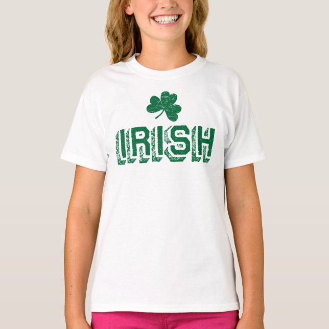 T-shirt Chemise Vintage irlandaise (Devant)