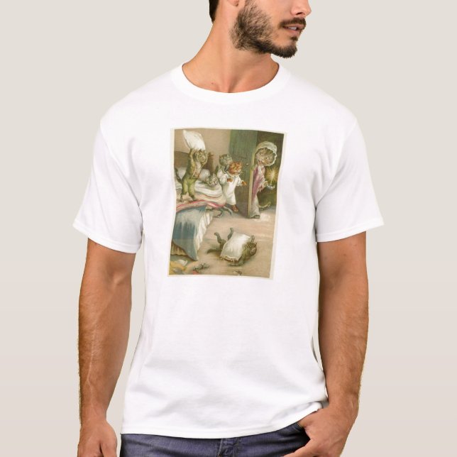 T-shirt Chemise vintage Kitten (Devant)