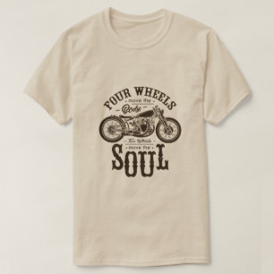 T-shirt Chemise Vintage Moto Citation
