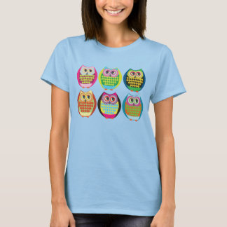T-shirt Chemise vintage Retro Hoot Owl