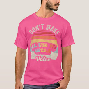 T-shirt Chemise Vintage Rétro Ne Me Faites Pas Utiliser Mo