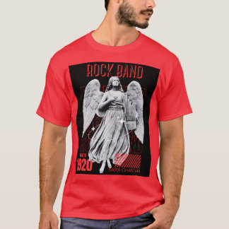 T-shirt Chemise Vintage Rock Band Angel - Aesthetic Street