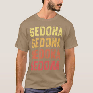 T-shirt Chemise Vintage Sedona Cadeau Arizona USA Amérique