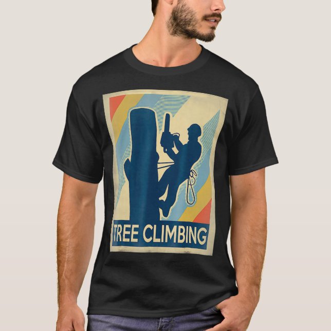 T-shirt Chemise vintage Tree Escalade (Devant)