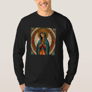 T-shirt Chemise Virgen De Guadalupe Pour Hommes, Notre-Dam