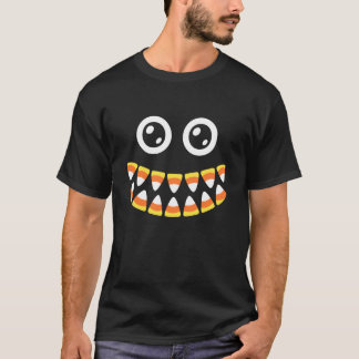 T-shirt Chemise visage en bonbon de maïs Adulte Hommes Fem