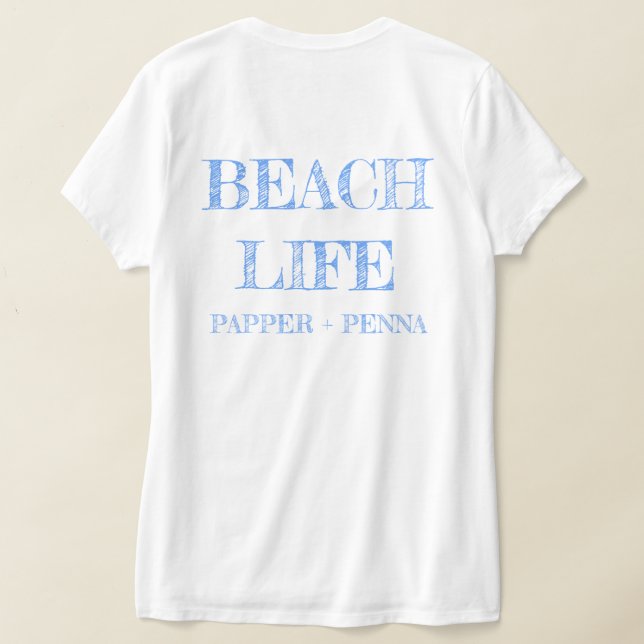 T-shirt Chemise Vneck pour femmes du phare de l'île (Couchage Retour)