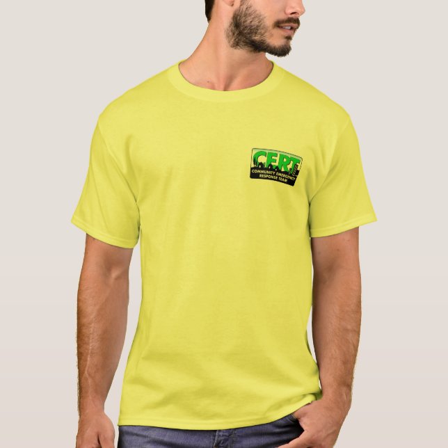 T-shirt Chemise volontaire de CERT (Devant)