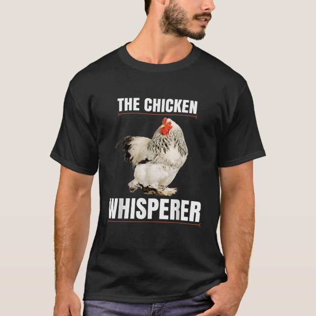 T-shirt Chemise Whisperer de poulet Funny Farmer T Shirt (Devant)