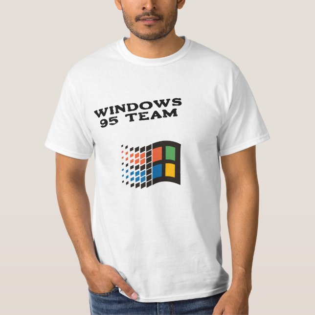 T-shirt Chemise Windows 95 (Devant)