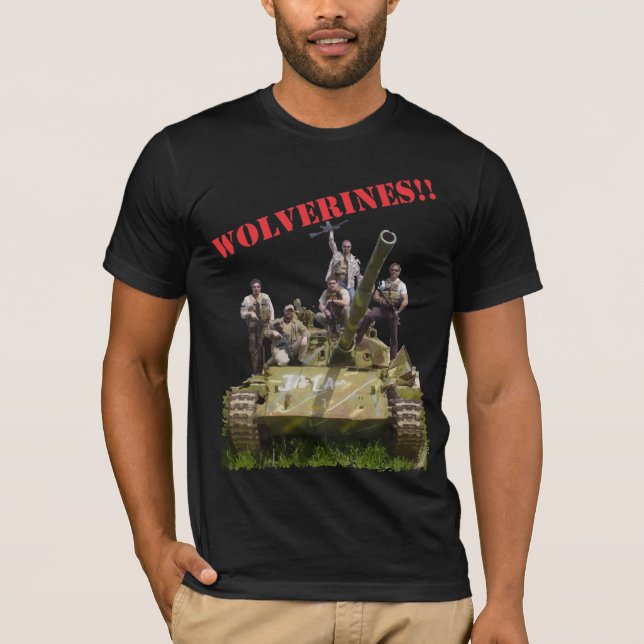 T-shirt Chemise Wolverines (Devant)