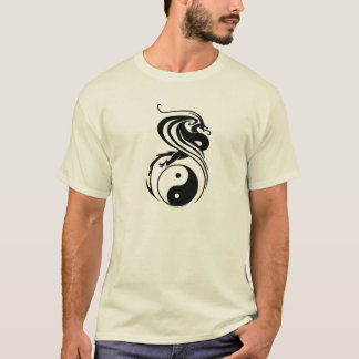 T-shirt Chemise ying de yang de dragon