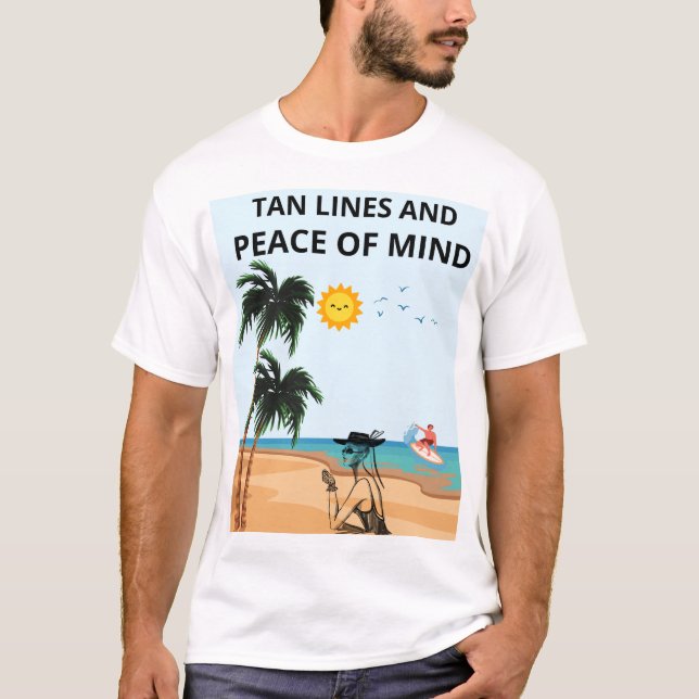 T-SHIRT CHEMISE ZEN VIBES D'ÉTÉ (Devant)