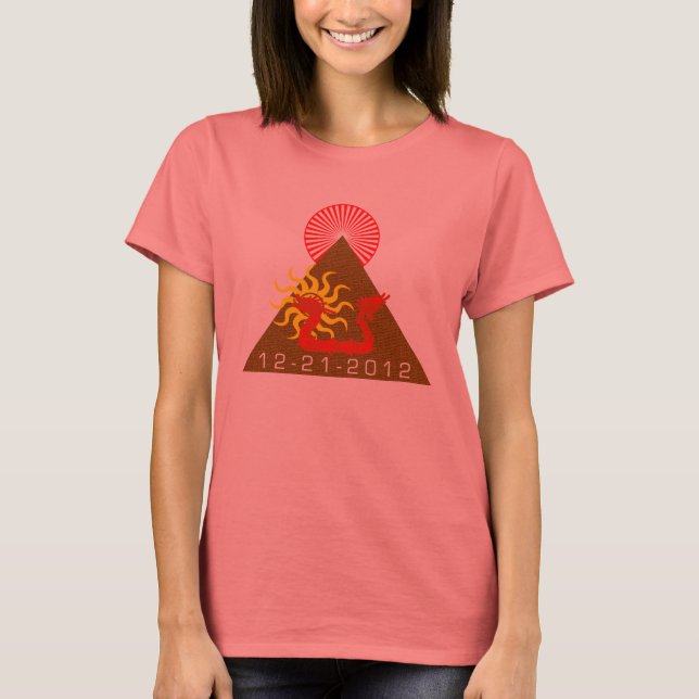 T-shirt chemises 2012 Vêtements "Mayan Kukulkan" (Devant)