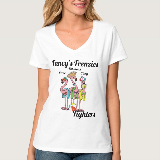 T-shirt Chemises 2019 d'équipe des frénésies de la (Devant)
