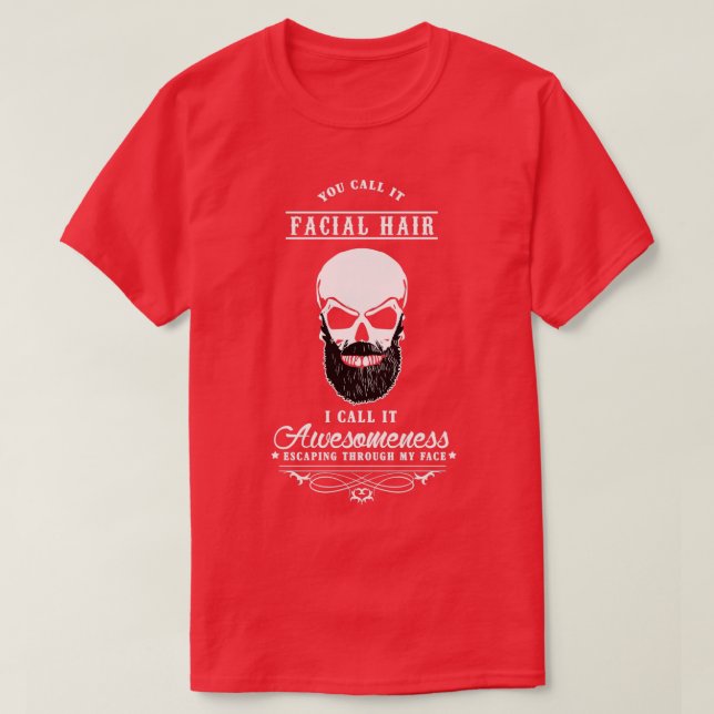 T-shirt Chemises À Barbe Pour Hommes Drôle 1 (Design devant)
