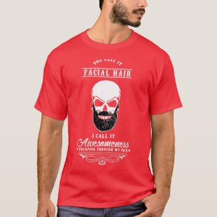 T-shirt Chemises À Barbe Pour Hommes Drôle 1