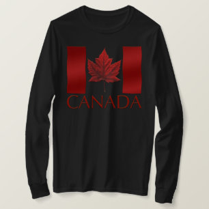 T-shirt Chemises à drapeau du Canada Chemises à souvenirs