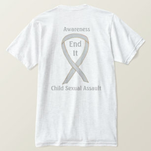 T-shirt Chemises à ruban pour la sensibilisation aux agres