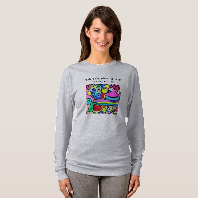 T-shirt Chemises amusantes (Devant entier)