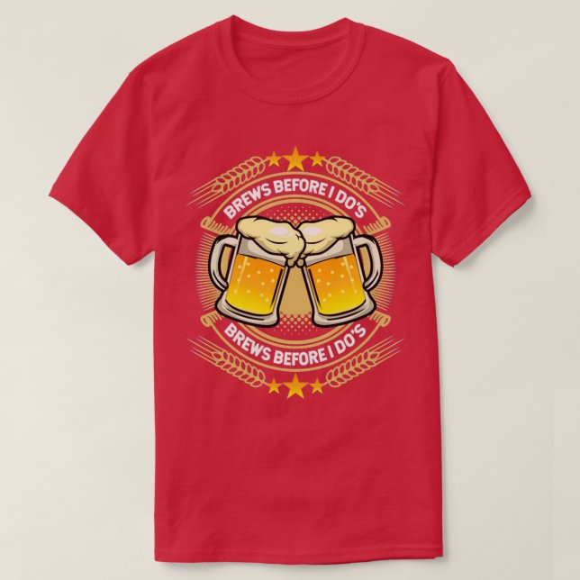 T-shirt Chemises avant que je fasse dos (Design devant)
