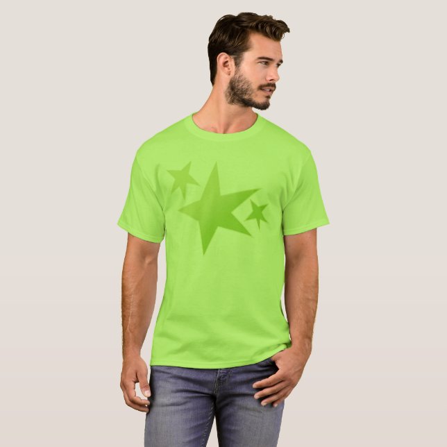 T-shirt Chemises avec 3 étoiles (Devant entier)