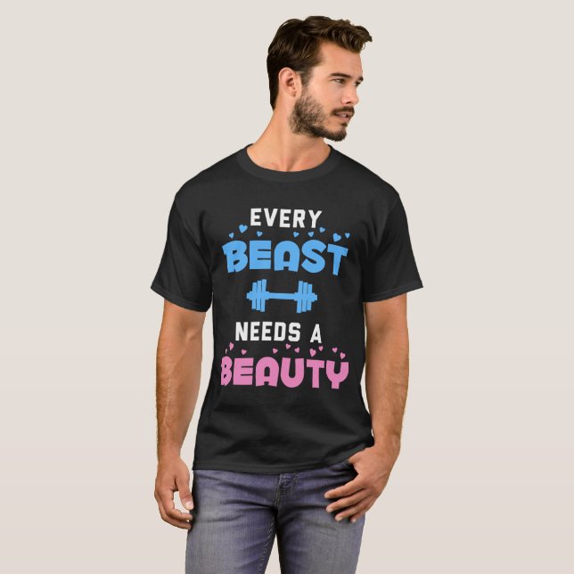 T-shirt Chemises Beauté et Bête (Devant entier)