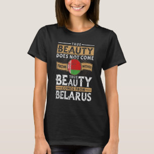 T-shirt Chemises Biélorusses Femmes Et Hommes