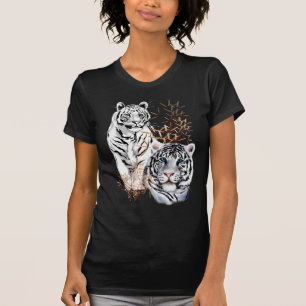 T-shirt Chemises blanches de tigres