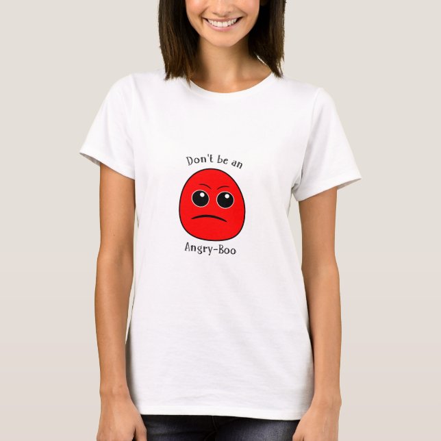 T-shirt Chemises Boo - Angry-Boo (Devant)