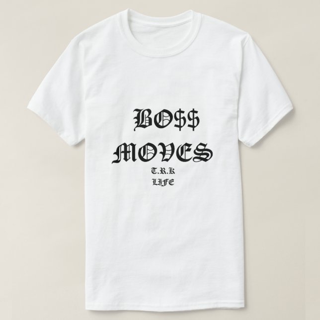 T-SHIRT CHEMISES BOSS MOVES (Design devant)
