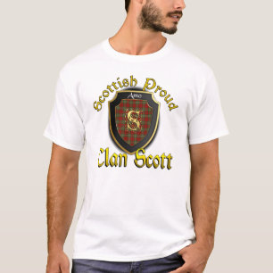 T-shirt Chemises Clan Scott Fièrement Écossais