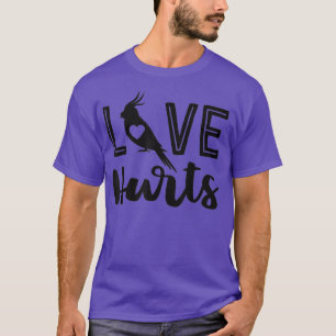 T-shirt Chemises Cockatiel Drôle Pour Femmes Enfants Amour