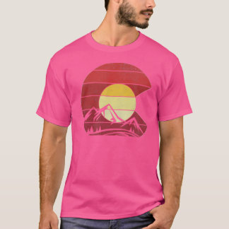 T-shirt Chemises Colorado Pour Hommes Femmes Montagnes Nat