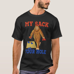 T-shirt Chemises Cornhole pour hommes Cadeaux pour hommes