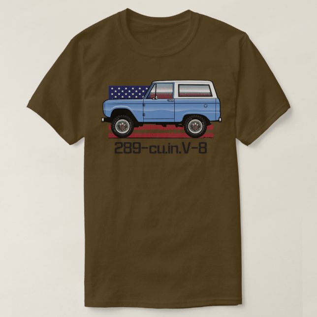 T-shirt Chemises couleur bleu 289 (Design devant)