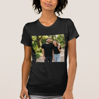 T-shirt Chemises Couple Assorties Vides Noires Couple