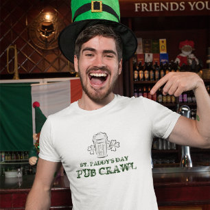 T-shirt Chemises d'argot de pub St. Patrick's Day