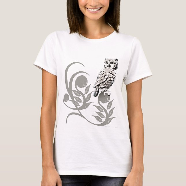 T-shirt Chemises d'art graphique Owl (Devant)