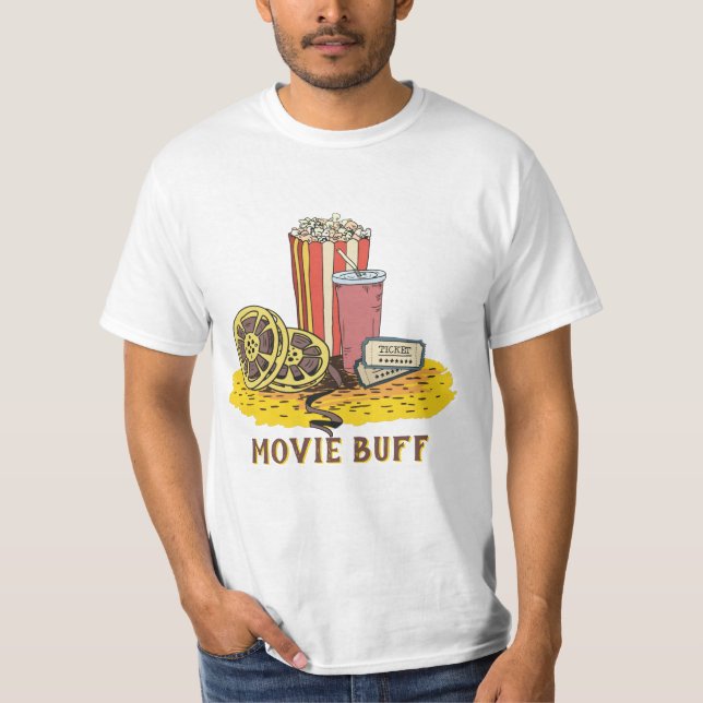T-shirt Chemises de bouffées de films personnalisées (Devant)