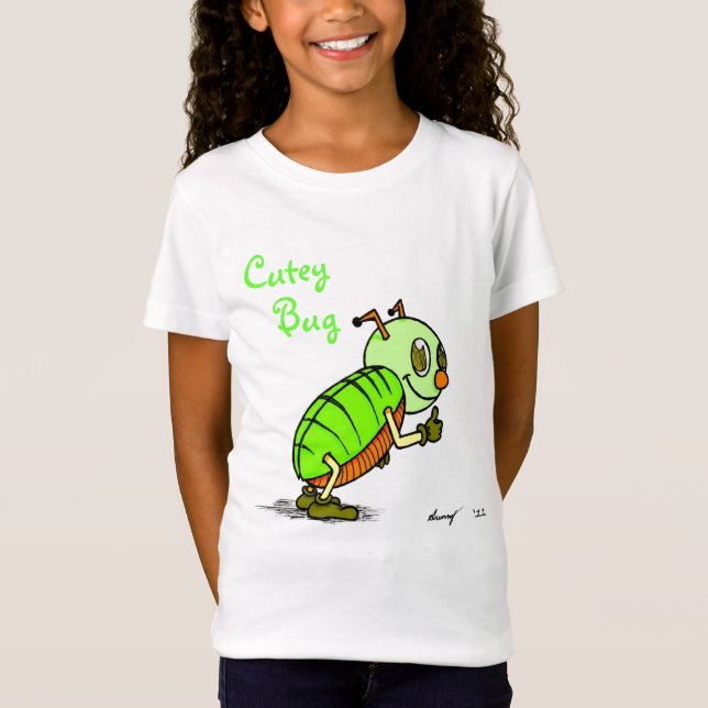 T-Shirt Chemises de bug mignonnes (Devant)